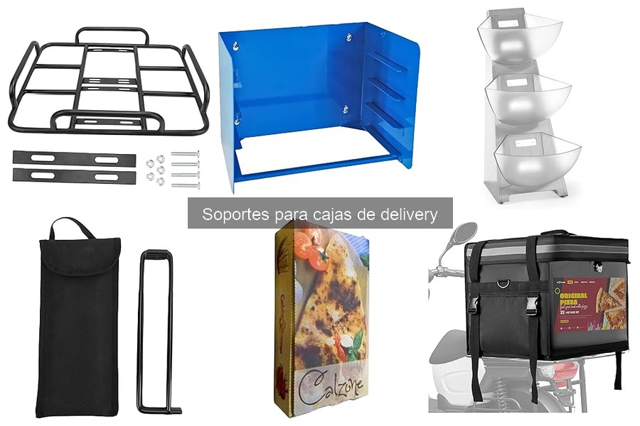 Comparativa de Soportes Móviles y Fijos para Cajas de Delivery