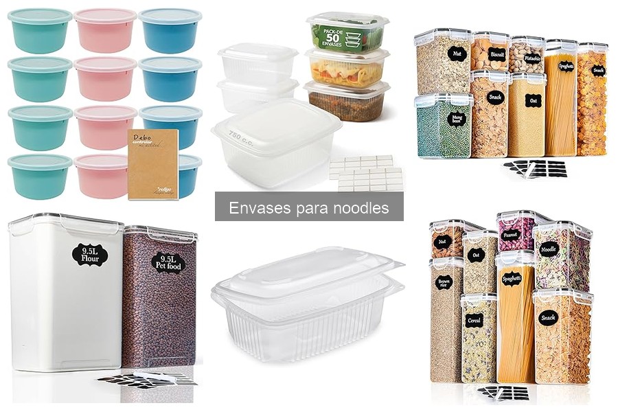 Comparativa: Envases de cartón vs plástico para noodles