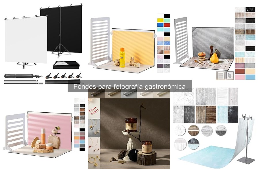 Comparativa: Fondos de madera vs. colores sólidos en fotografía