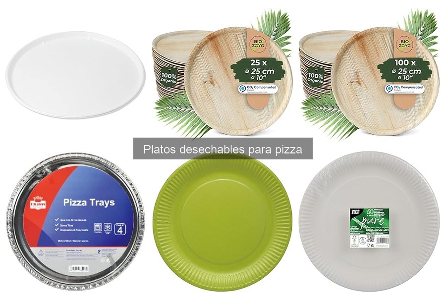 Comparativa: Platos de Cartón vs Platos de Plástico para Pizza