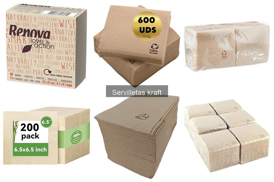 Comparativa: Servilletas Kraft vs. Servilletas de Papel Normales