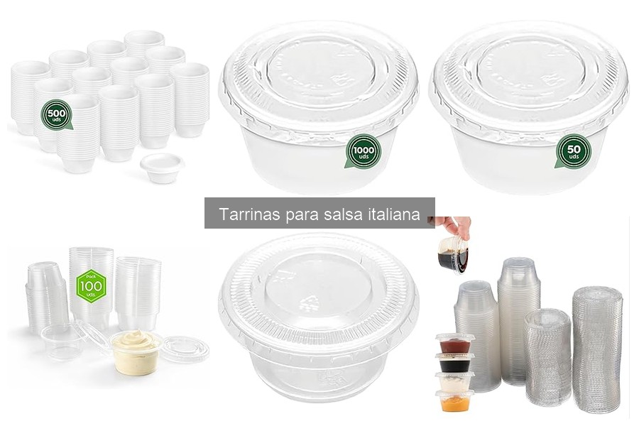 Comparativa: Tarrinas para salsa italiana vs. otros envases