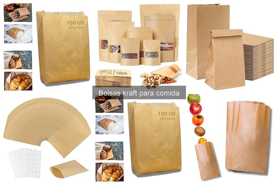 Compra bolsas kraft para comida al por mayor fácilmente