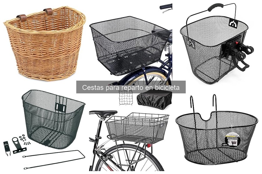 Compra las mejores cestas para reparto en bicicleta