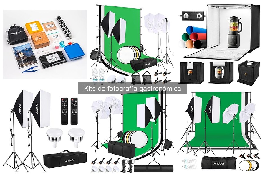 Configura tu kit de fotografía gastronómica para resultados óptimos