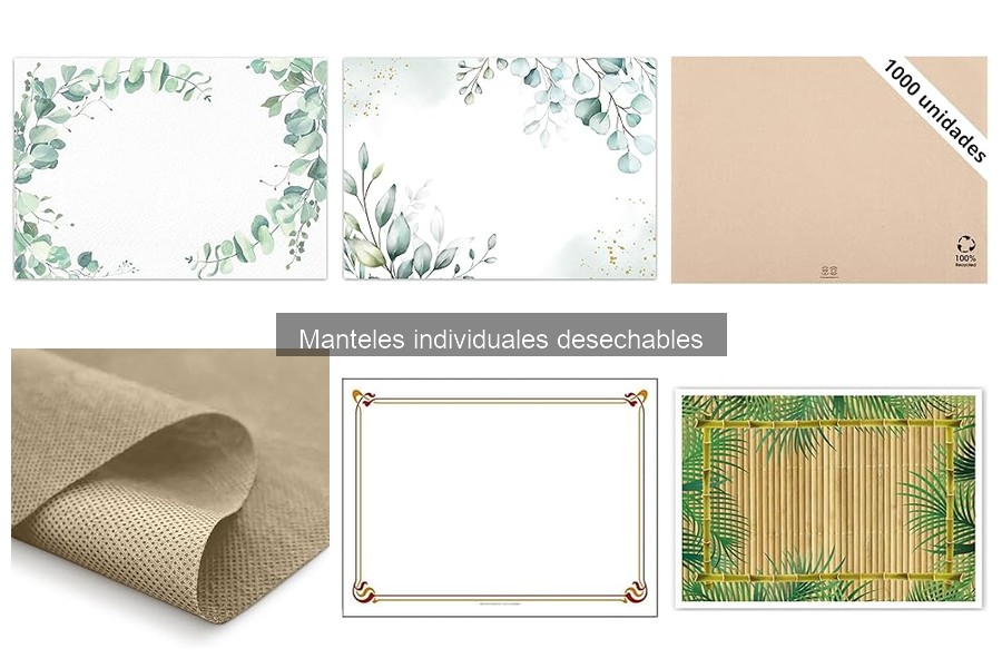 Consejos para almacenar manteles individuales desechables