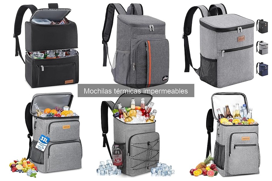 Consejos para elegir la mochila térmica impermeable ideal