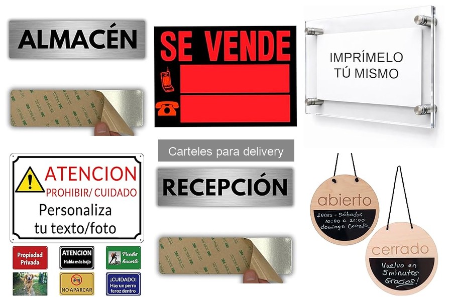Costos Promedio de Carteles para Delivery ¡Descúbrelos!