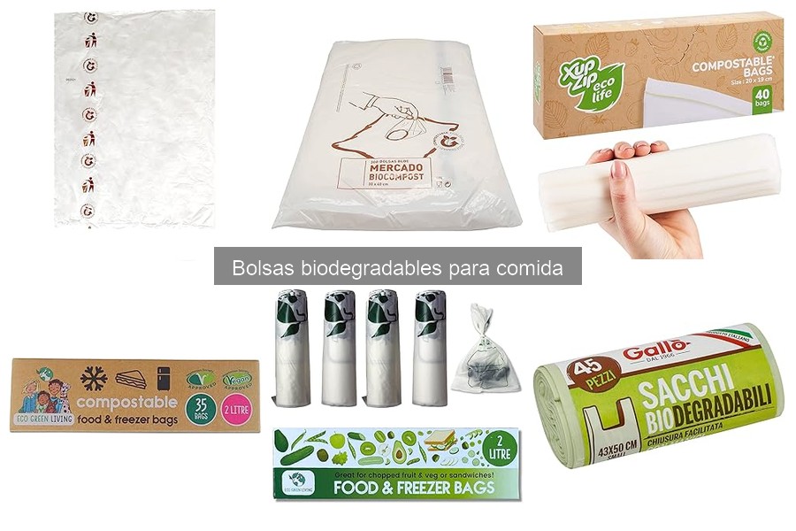 ¿Cuánto cuestan las bolsas biodegradables para comida?