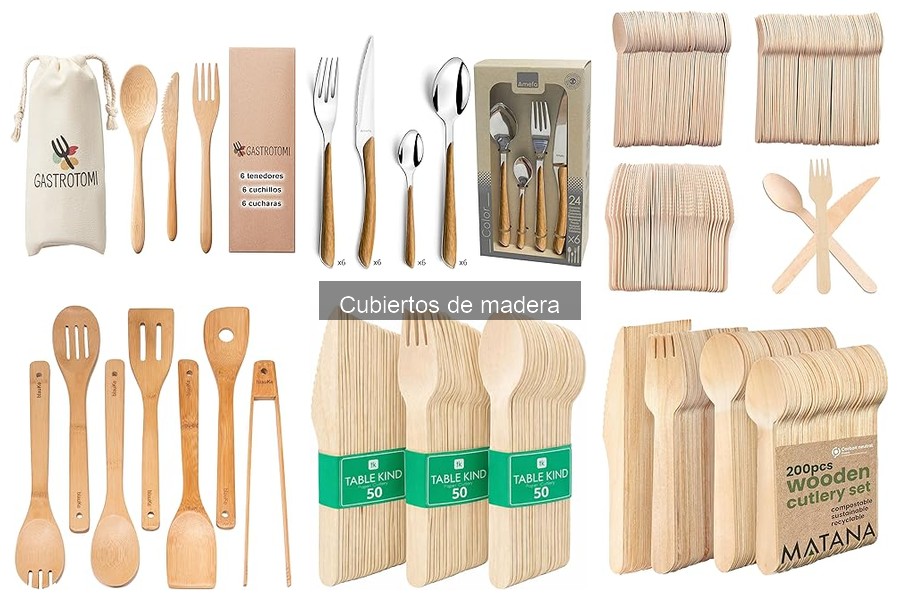 ¿Cuánto cuestan los cubiertos de madera? Precios y opciones