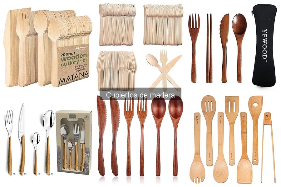 Cubiertos de madera: ¿Son realmente ecológicos?