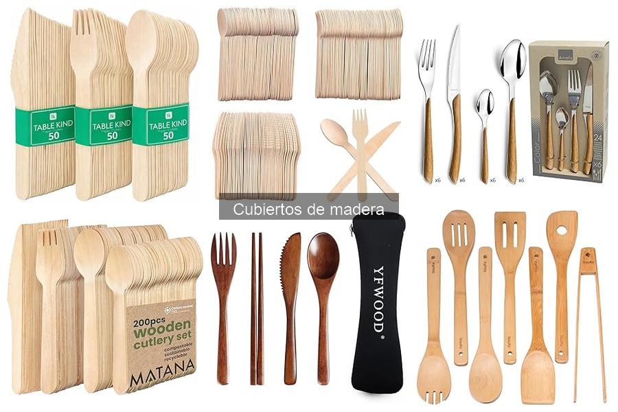 Cubiertos de madera: ¿Son una opción ecológica viable?