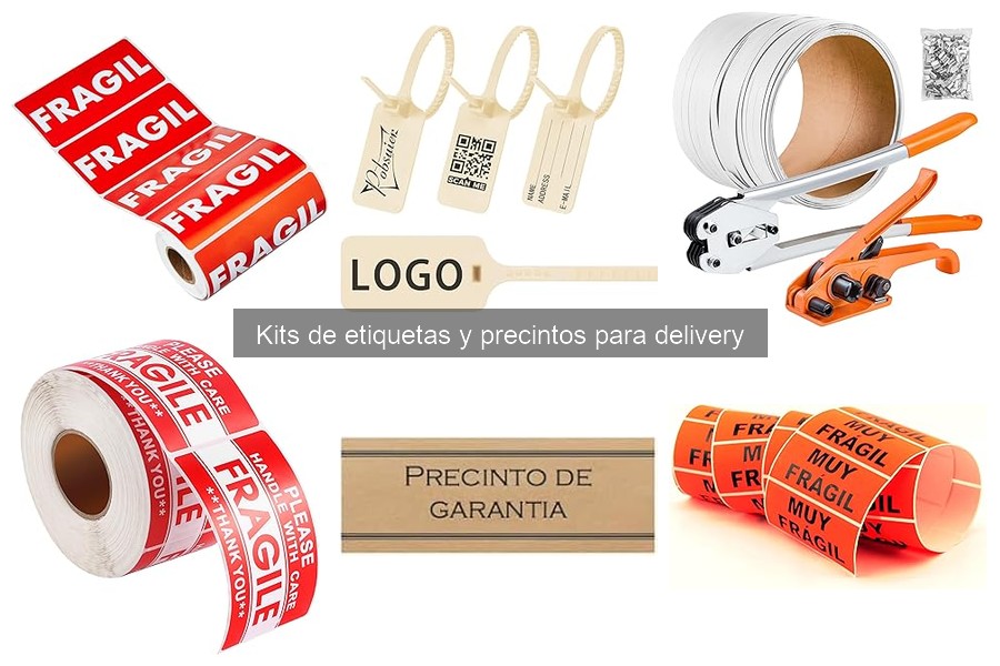 Descubre los Kits de Etiquetas y Precintos para Delivery