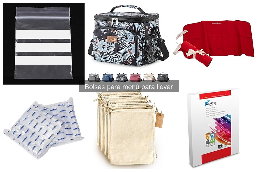 Descubre los tipos de bolsas para menú para llevar