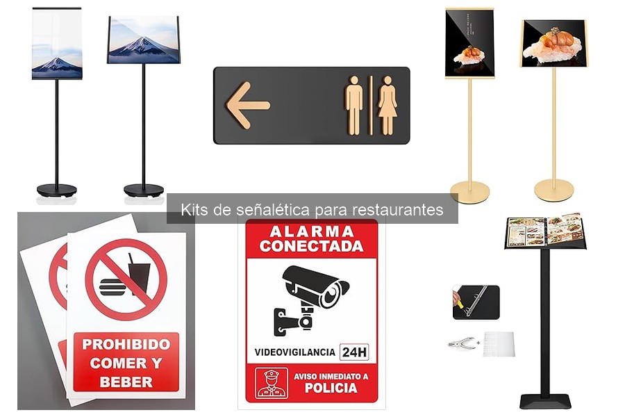 Descubre qué es un kit de señalética para restaurantes