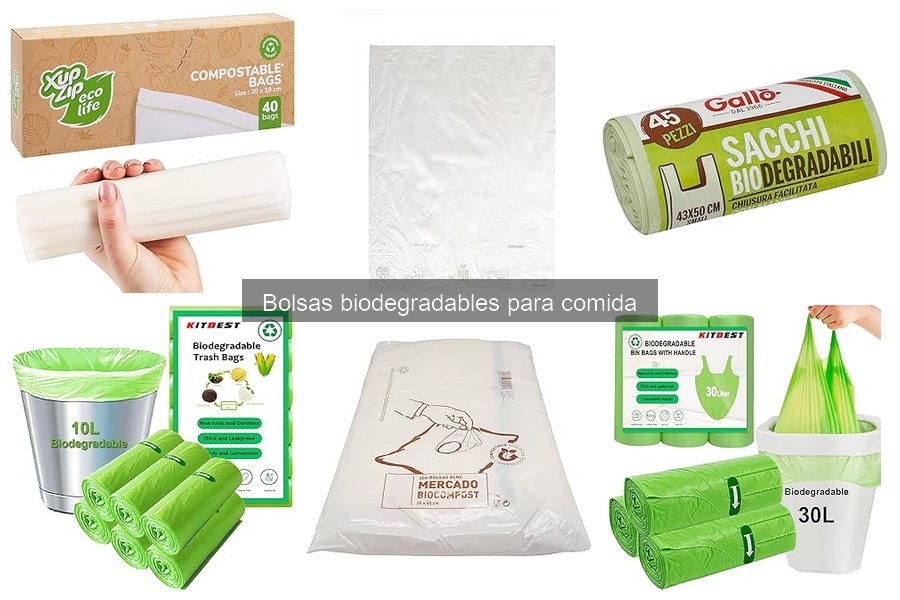 Descubre qué son las bolsas biodegradables para comida