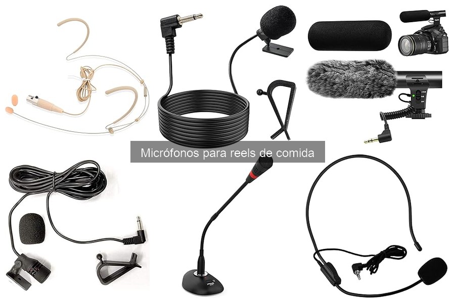 Desmintiendo mitos sobre micrófonos para vídeos de comida