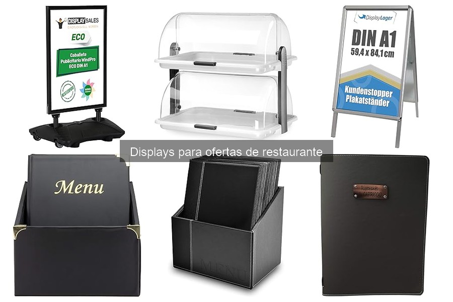 Displays para Ofertas en Restaurantes: ¿Qué Son y Cómo Usarlos?