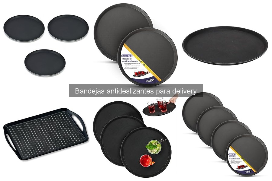 Dónde comprar bandejas antideslizantes para delivery
