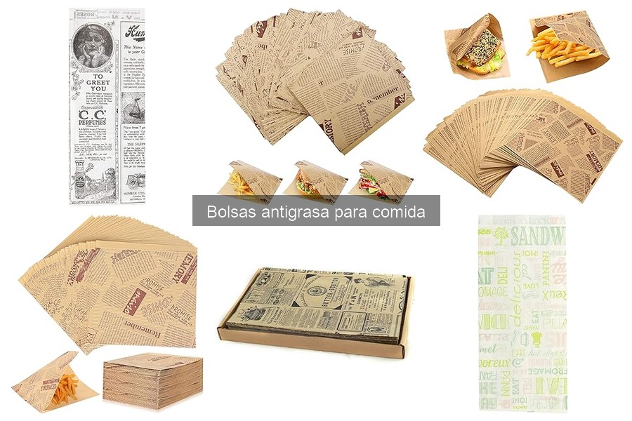 Dónde comprar bolsas antigrasa para restaurantes delivery
