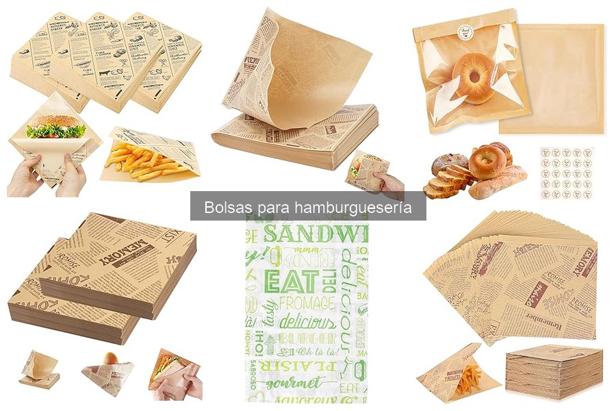 Dónde comprar bolsas personalizadas para hamburguesas