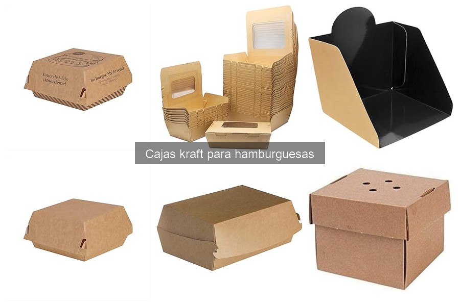Dónde comprar cajas kraft para hamburguesas al mejor precio