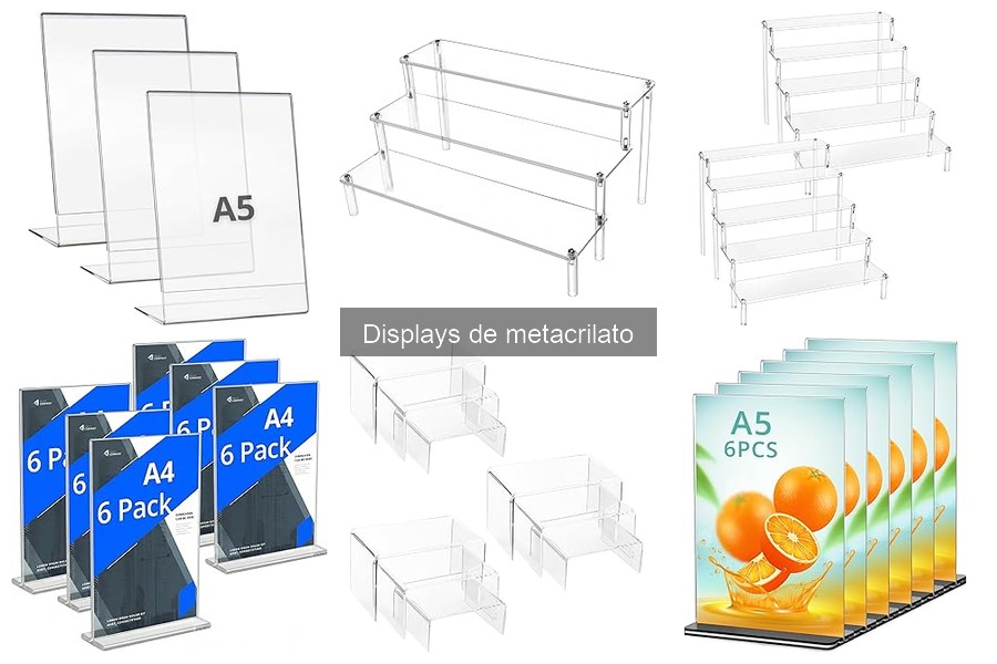 Dónde comprar displays de metacrilato a buen precio