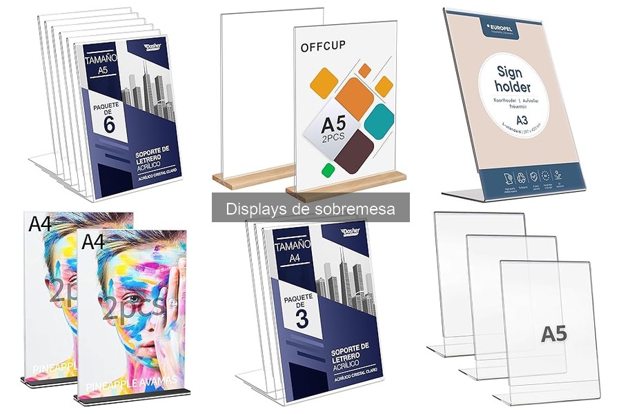 Dónde comprar displays de sobremesa a buen precio