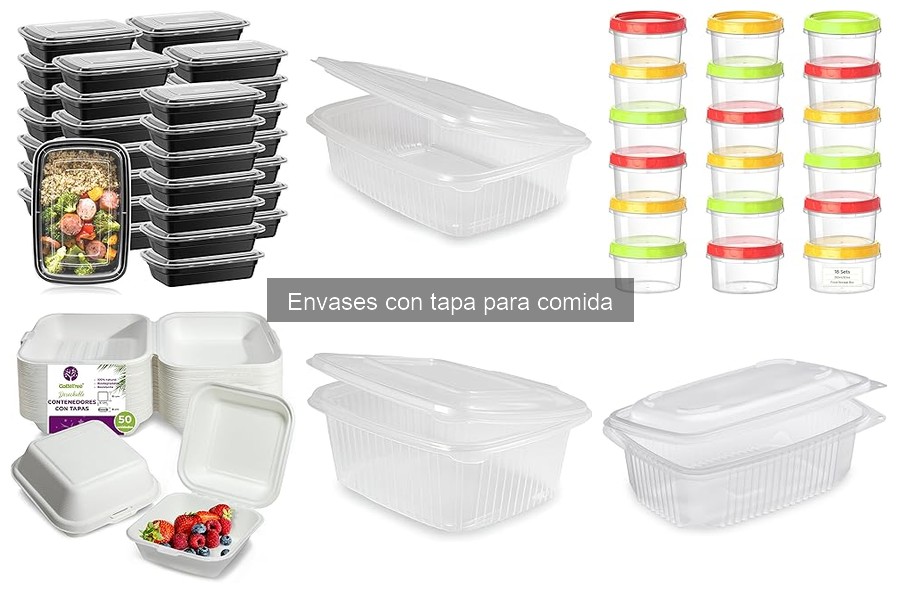 Dónde comprar envases con tapa para comida en línea