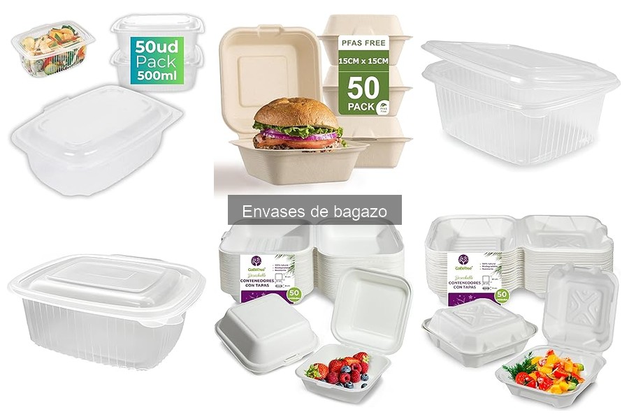 Dónde comprar envases de bagazo al mejor precio en línea