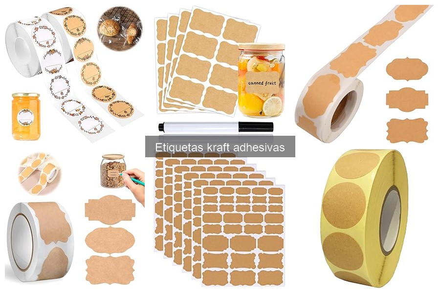 Dónde comprar etiquetas kraft adhesivas a buen precio