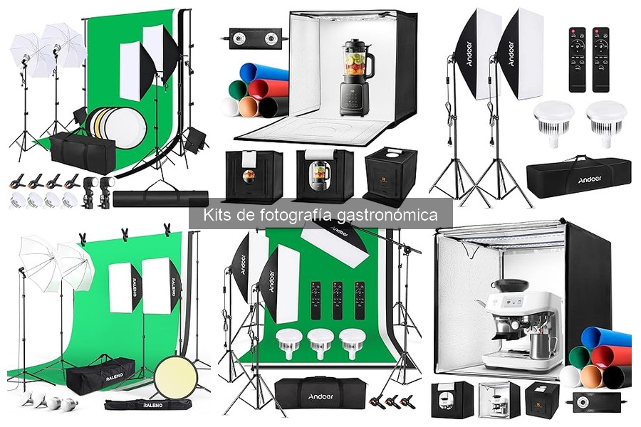 Dónde comprar kits de fotografía gastronómica: Mejores opciones