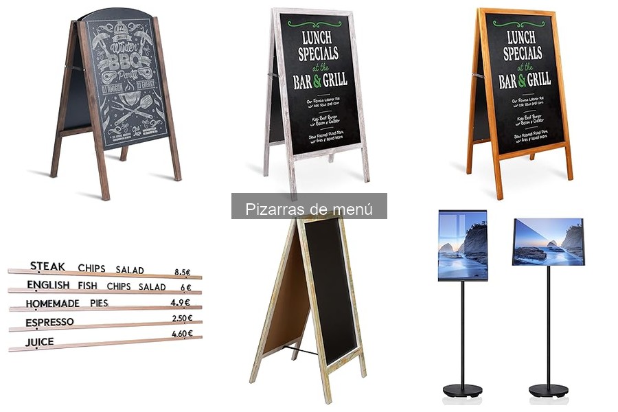Dónde comprar pizarras de menú baratas y de calidad