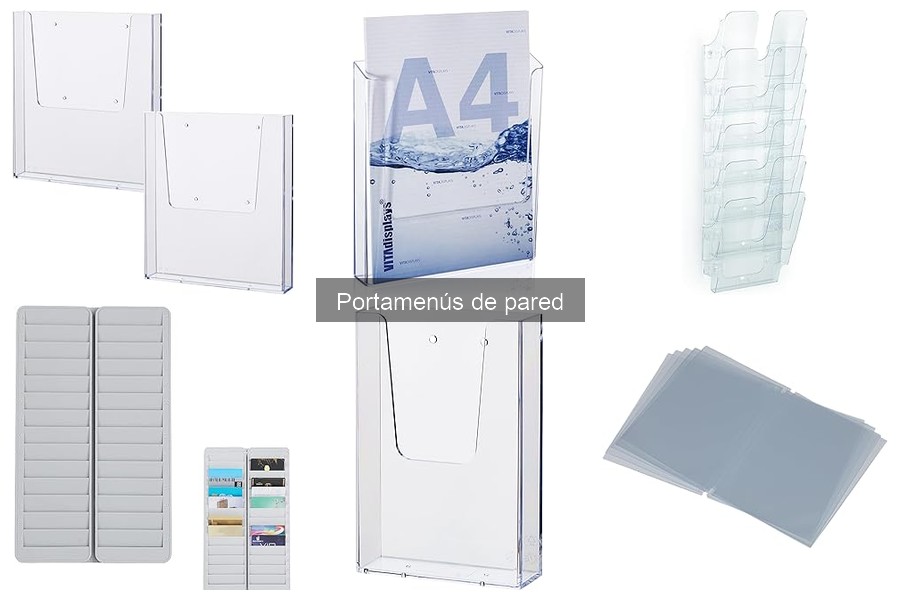 Dónde comprar portamenús de pared y precios aproximados