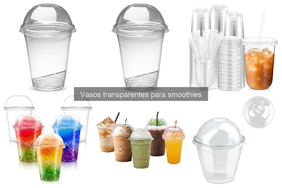 Dónde comprar vasos transparentes para smoothies baratos