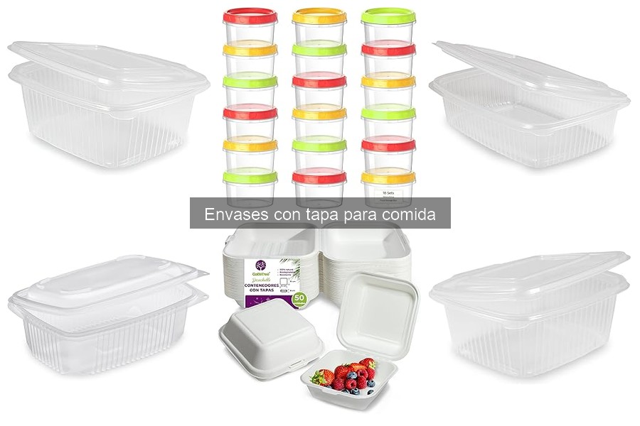 Envases con Tapa que Mantienen la Temperatura de la Comida
