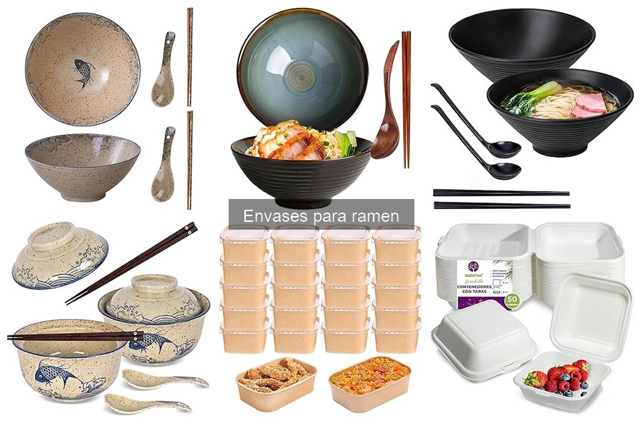 Envases para ramen que mantienen la temperatura ideal