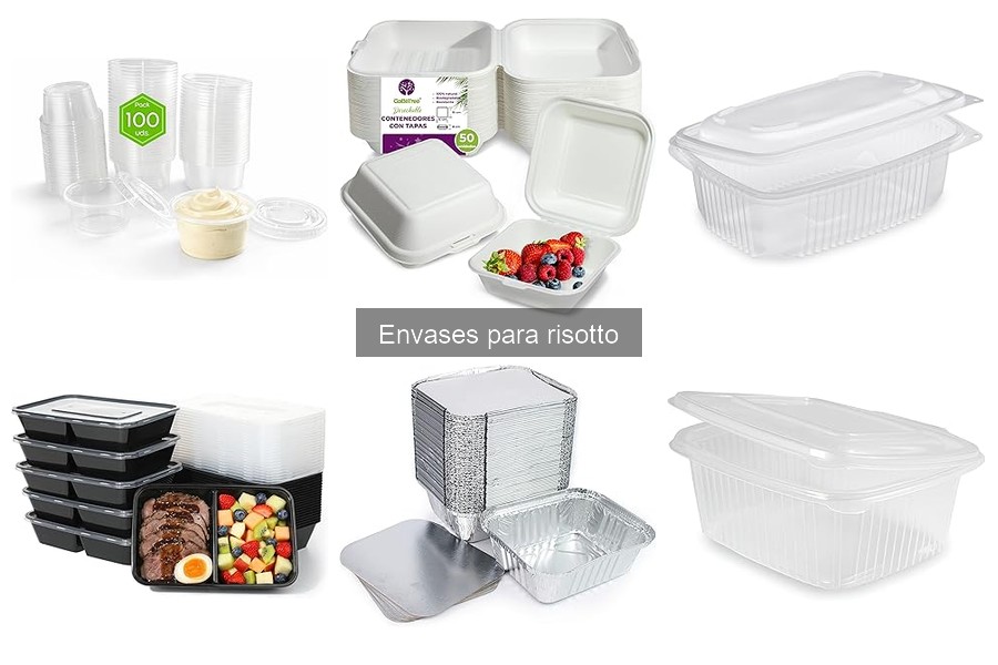 Errores al elegir envases para risotto en restaurantes