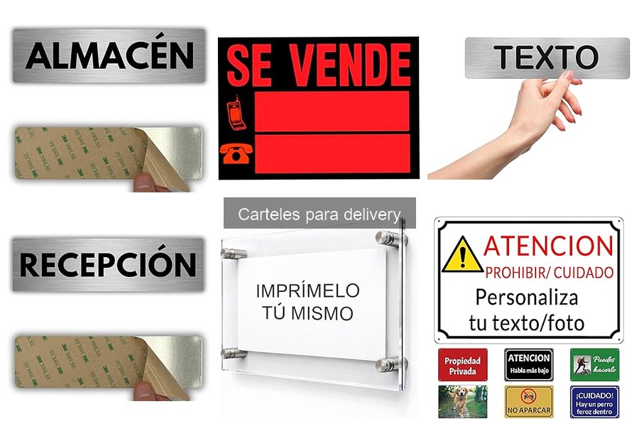 Errores comunes al elegir carteles para delivery