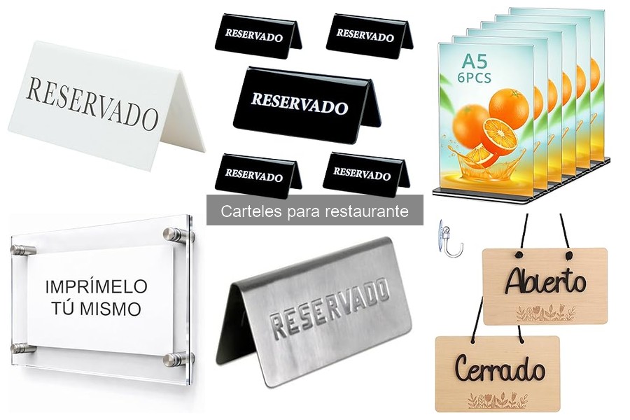 Errores comunes al elegir carteles para restaurantes