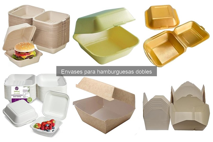 Errores comunes al elegir envases para hamburguesas dobles