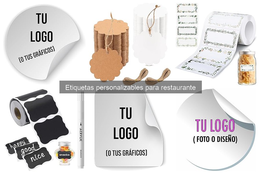 Errores comunes al elegir etiquetas personalizables para restaurantes