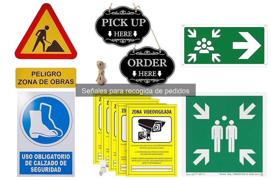 Errores comunes al elegir señales para recogida de pedidos