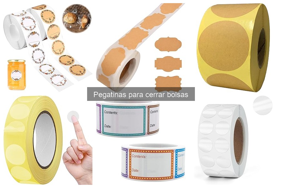 ** Errores comunes al usar pegatinas para cerrar bolsas
