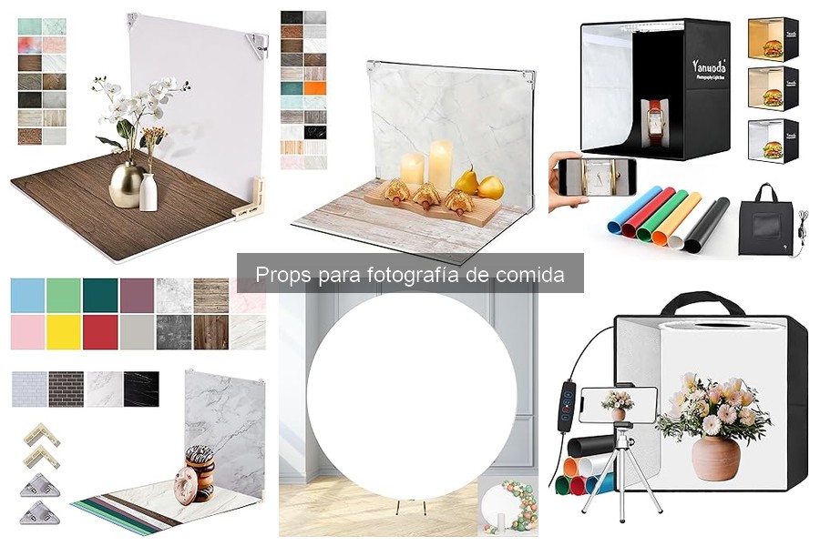 Errores comunes al usar props en fotografía de comida
