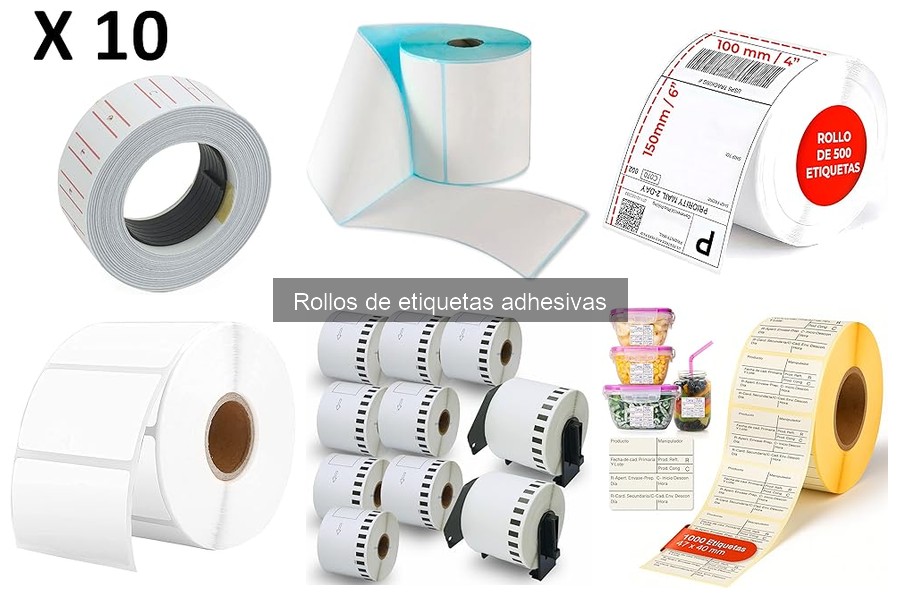 Errores comunes al usar rollos de etiquetas adhesivas