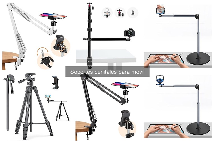 Errores comunes al usar soportes cenitales para móvil