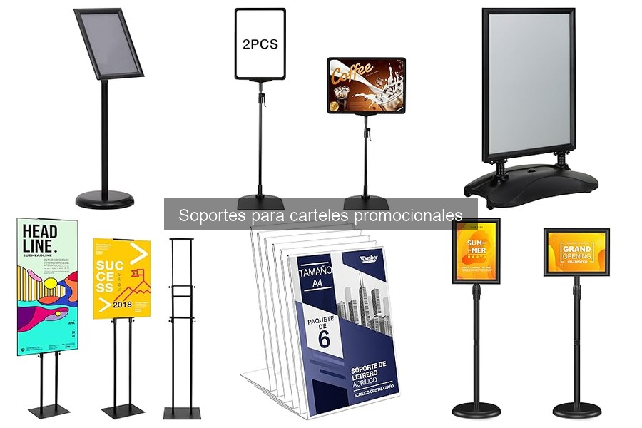 Errores comunes al usar soportes para carteles promocionales