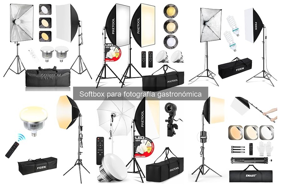Errores comunes al usar un softbox en fotografía de alimentos