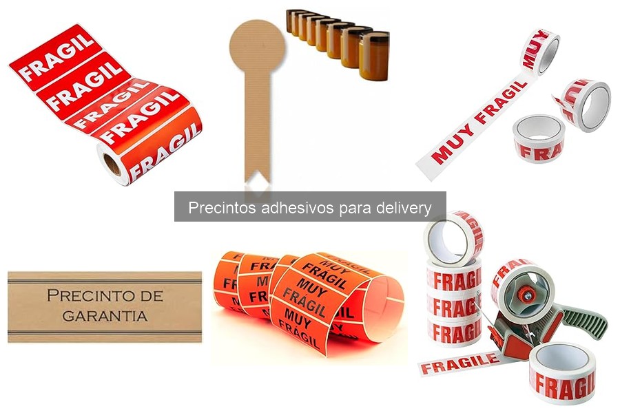 Errores comunes con precintos adhesivos en delivery